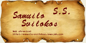 Samuilo Svilokos vizit kartica